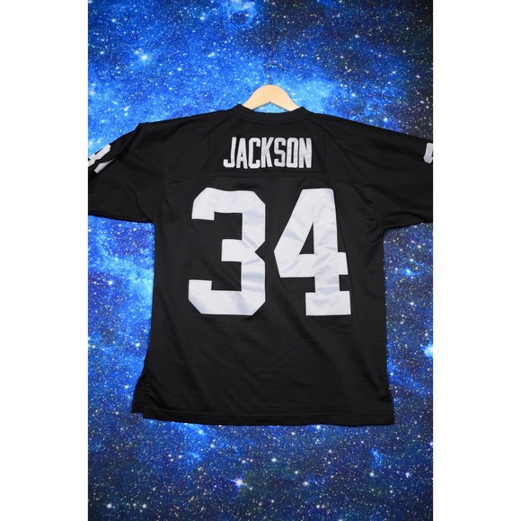 Los Angeles Raiders Jersey Mens Large NFL Football Bo Jackson 1988 Throwback - Picture 1 of 12